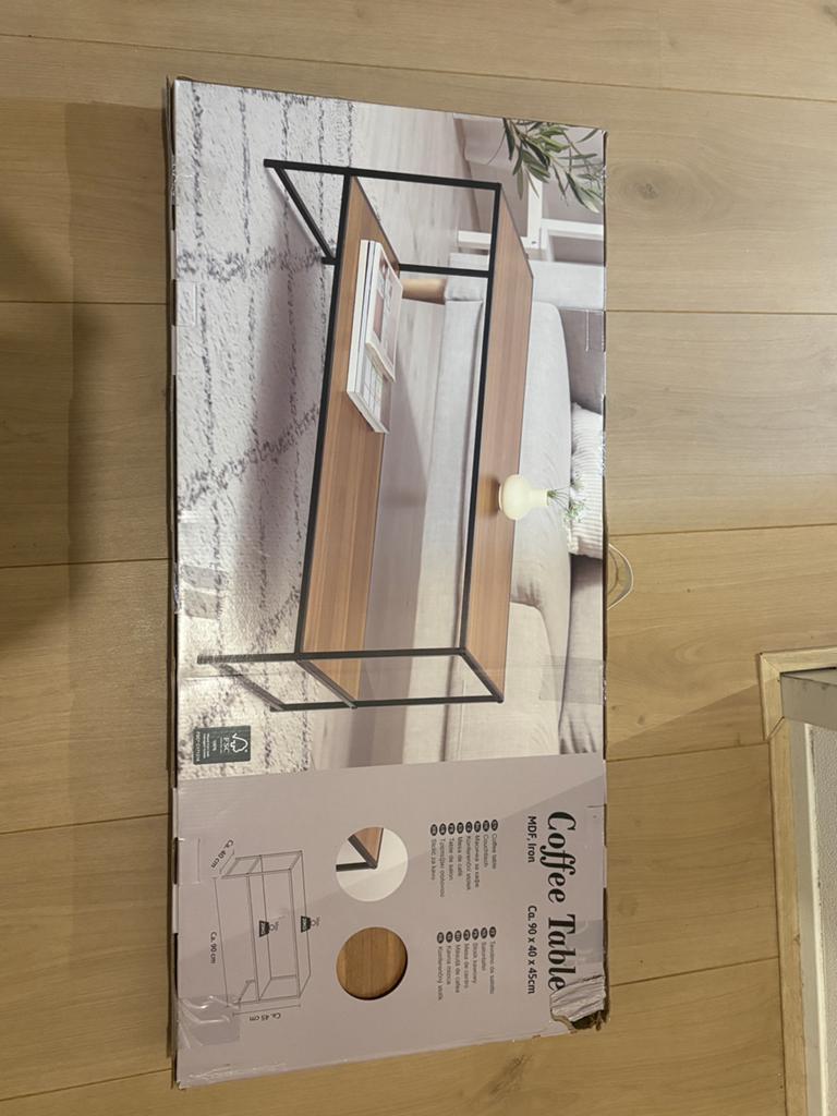 Salon tafel - Action, Ophalen, Minder dan 50 cm, 100 tot 150 cm, Nieuw