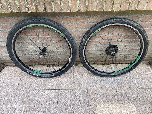 Te koop Mooie Fiets Velgen met Banden, Gebruikt, Ophalen of Verzenden, Overige merken, Wiel