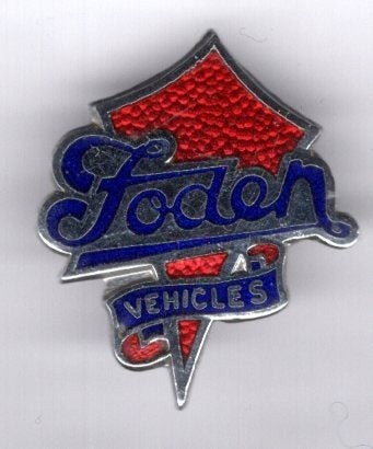 Foden vehicles email vrachtwagen knoopsgat speld ( G_192), Verzenden, Zo goed als nieuw, Transport, Speldje of Pin