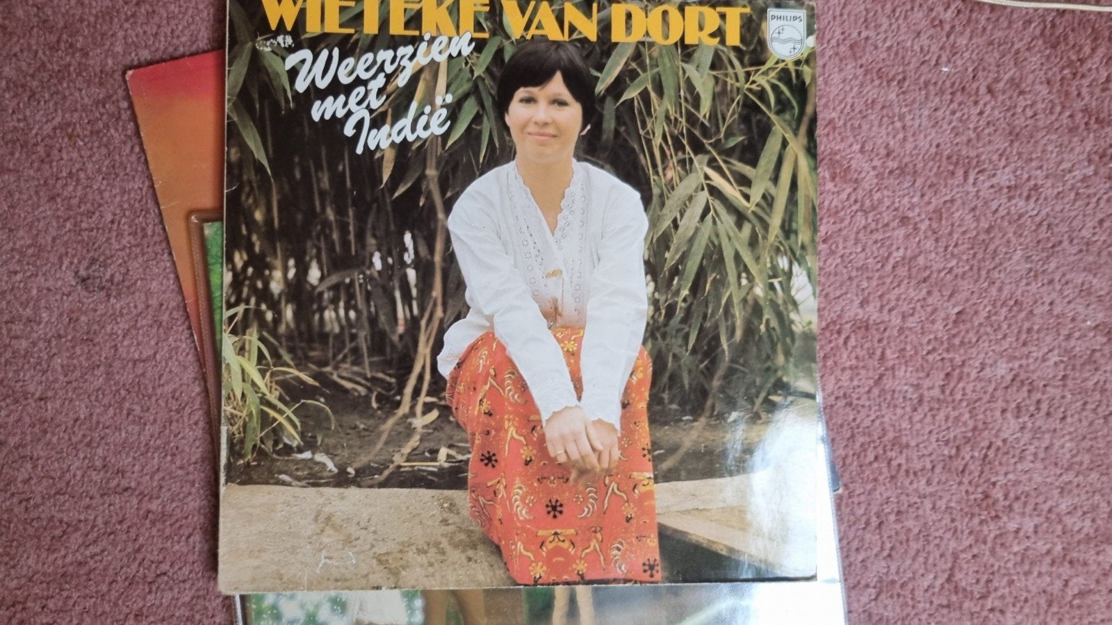 Wieteke van Dort - Weerzien met Indië LP (Philips), Cd's en Dvd's, Ophalen of Verzenden, 1970 - 1979, Gebruikt, 12 inch