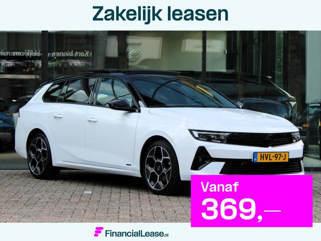 Opel Astra Sports Tourer 1.2 Turbo Ultimate | Navi / Panoram, 12 maanden, Euro 6, 1199 cc, Wit