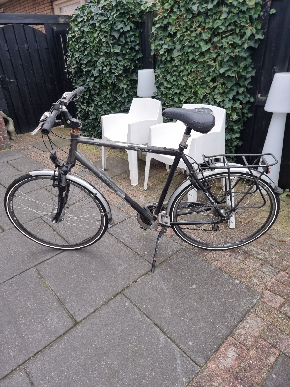 X-Tract Herenfiets met 24 versnellingen en vering, Fietsen en Brommers, Gebruikt, Vering, Meer dan 20 versnellingen, 53 tot 57 cm