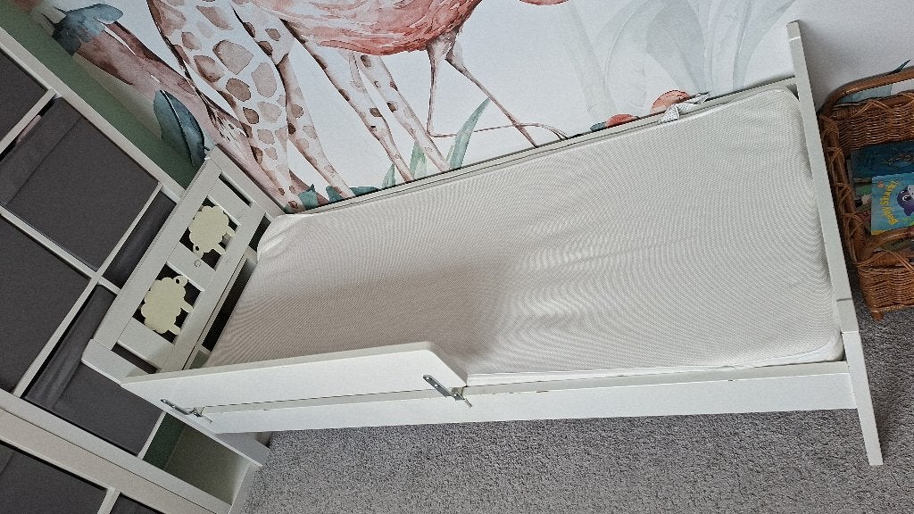 Peuterbed ikea kritter, Gebruikt, 70 tot 85 cm, 140 tot 160 cm, Ophalen