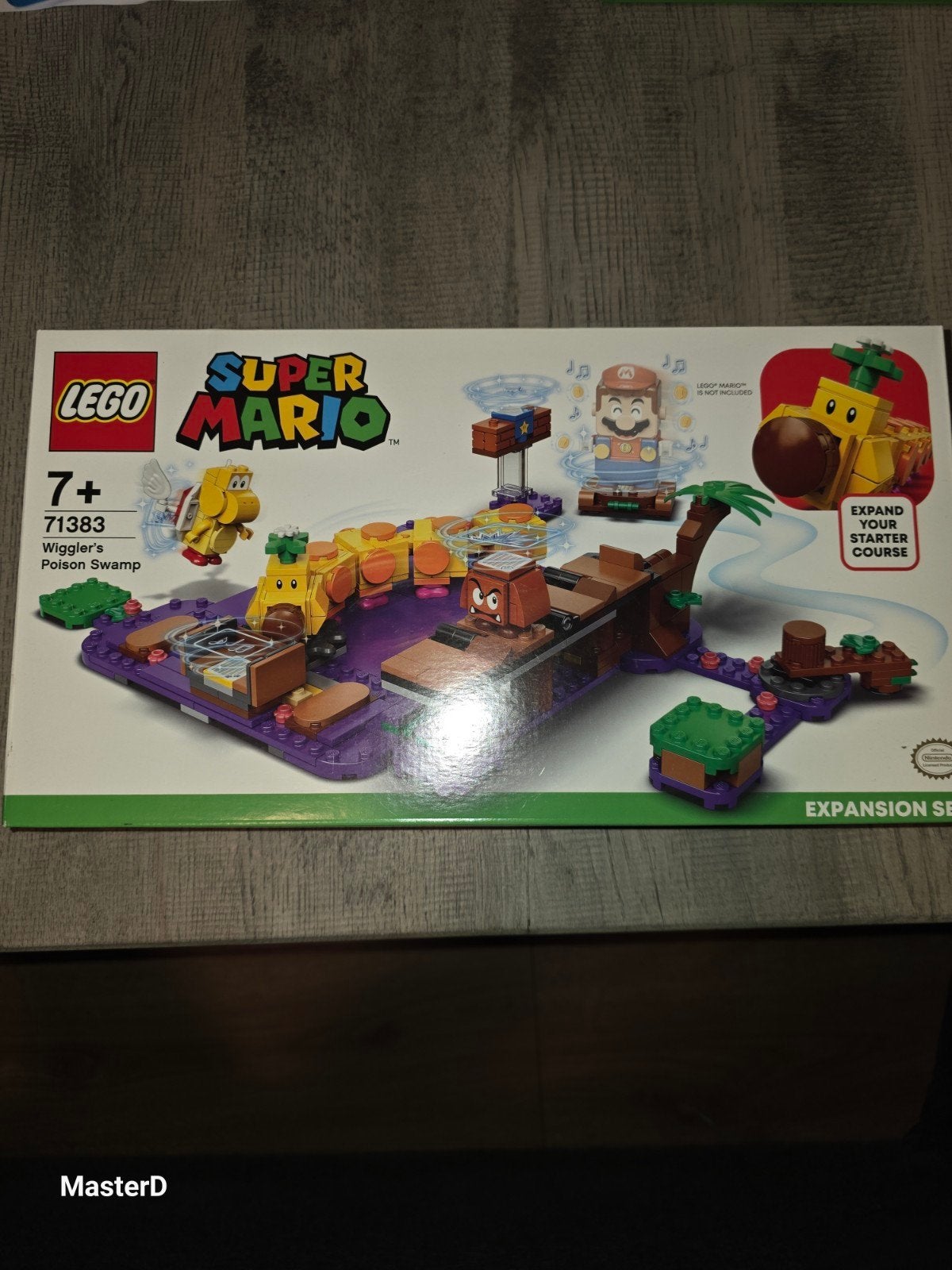 Lego Super Mario Wiggler's Poison Swamp 71383, Lego, Ophalen of Verzenden, Zo goed als nieuw, Compleet