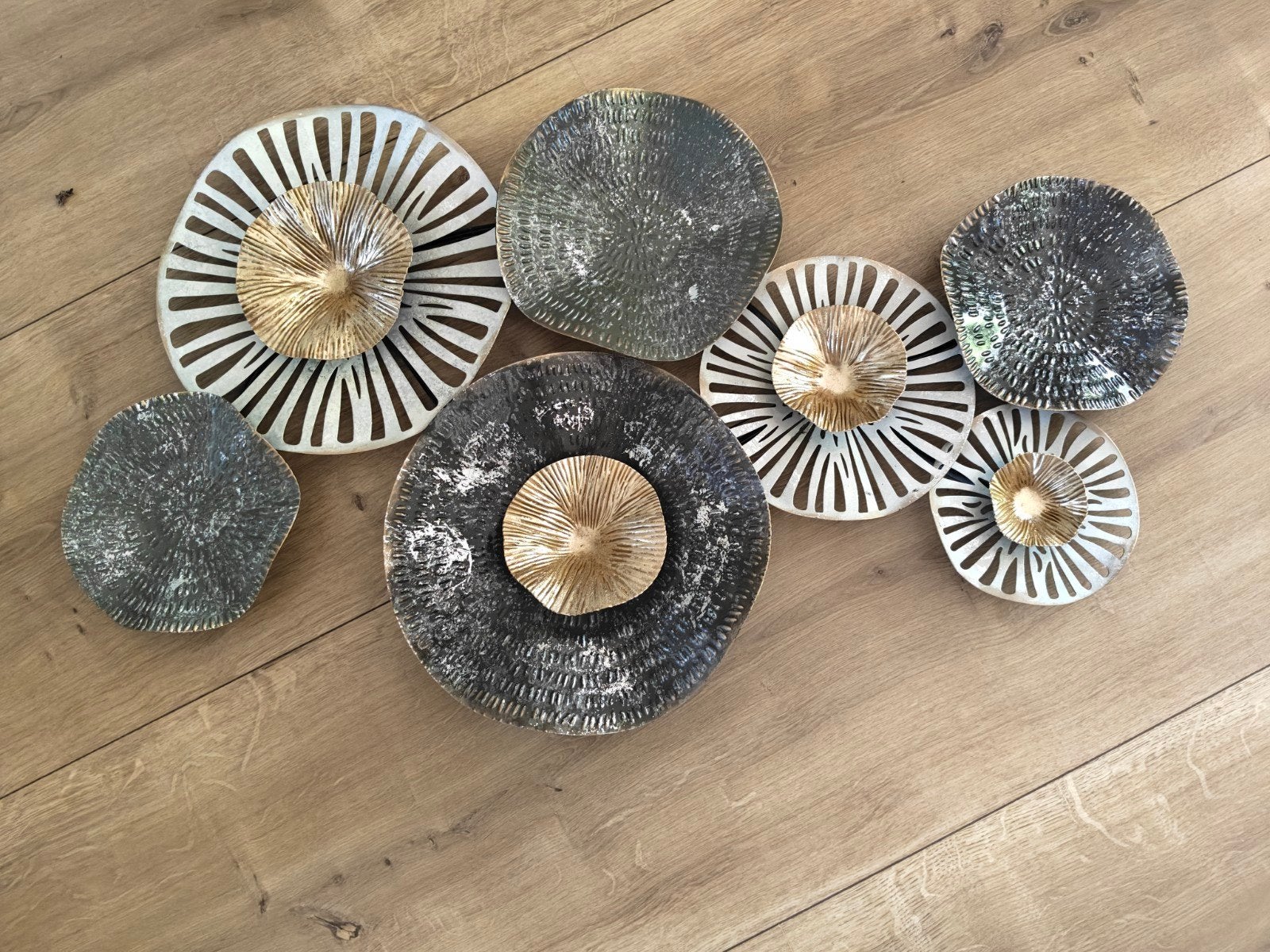 Wanddecoratie, Ophalen, Zo goed als nieuw, Zilver, Zilver