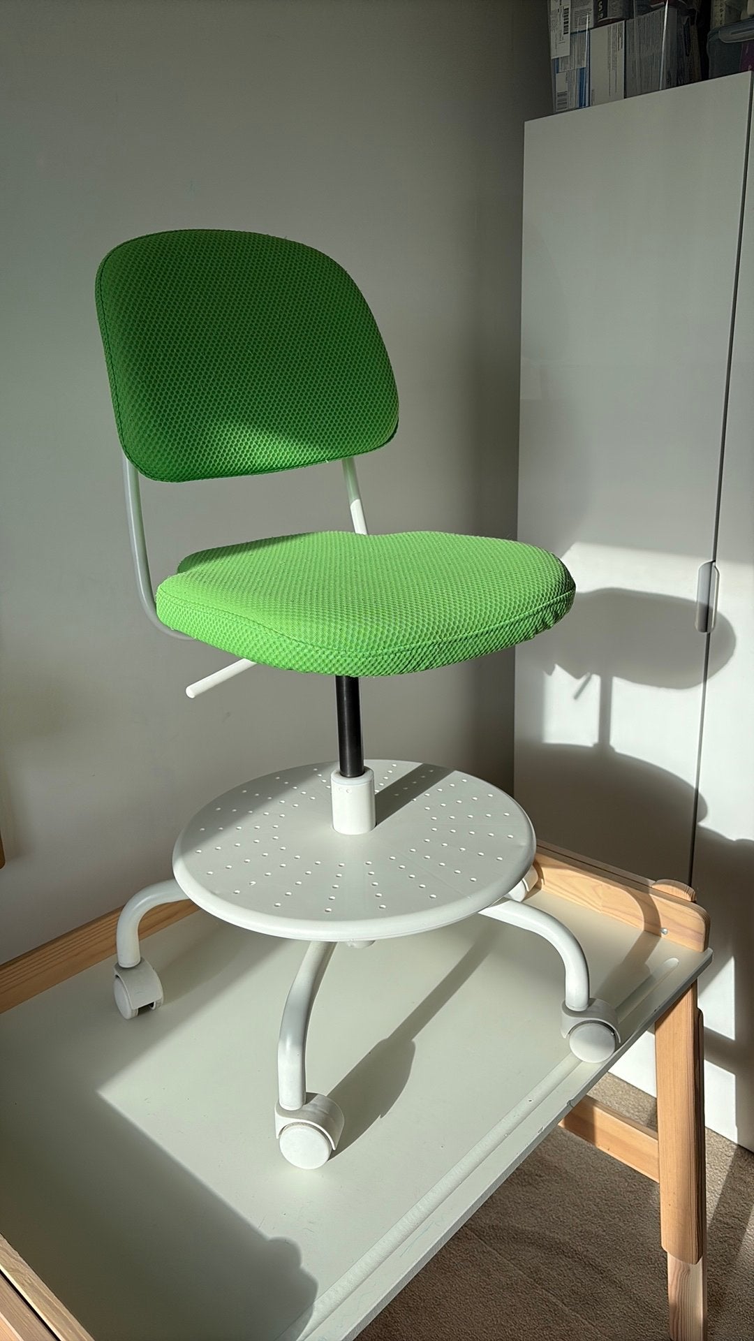 Ikea Vimund kinderbureaustoel, Huis en Inrichting, Ophalen, Gebruikt, Groen, Bureaustoel