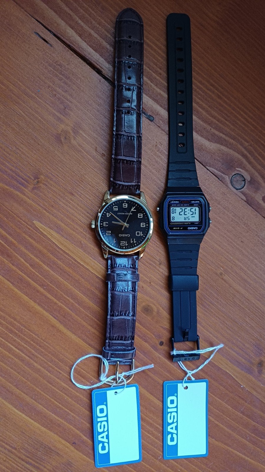 2 nieuwe casio horloges, Ophalen of Verzenden, Zo goed als nieuw, Staal, Casio