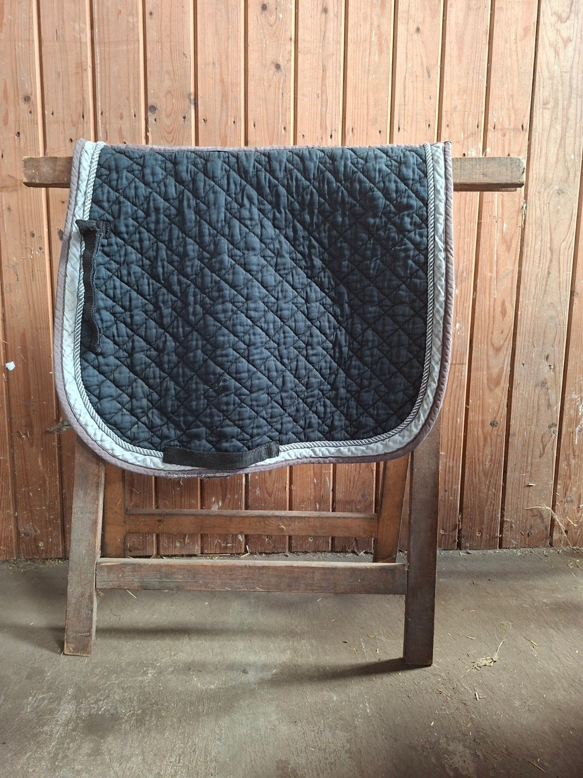 Zwart blauw achtig dressuur dekje, Gebruikt, Cob (M), Ophalen of Verzenden, Zwart