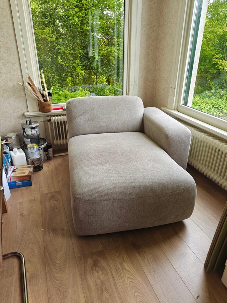 Chaise longue, Ophalen, Gebruikt, 125 tot 150 cm, Tweepersoons