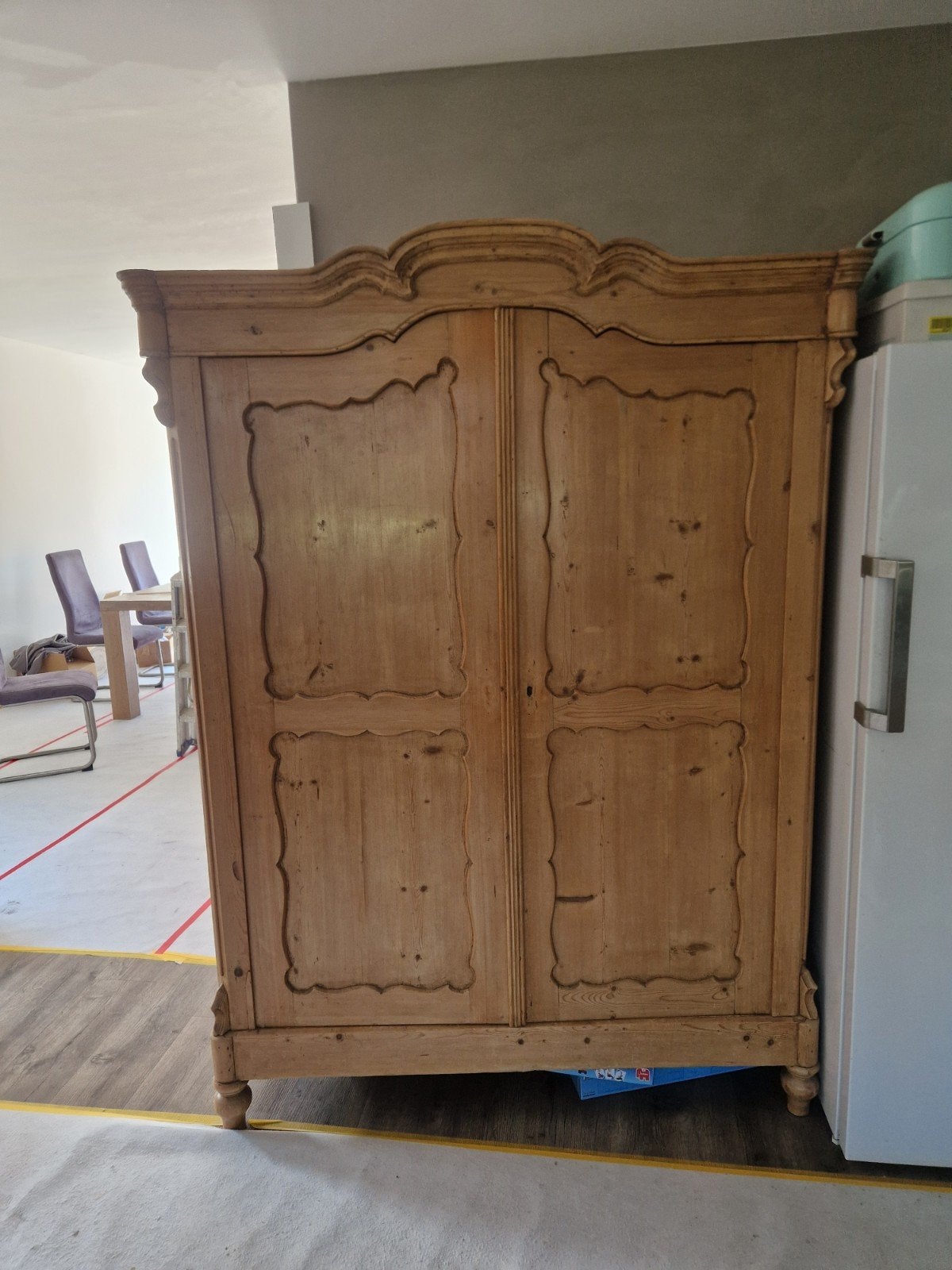 Biedermeier grenen sierlijke kast, Ophalen of Verzenden