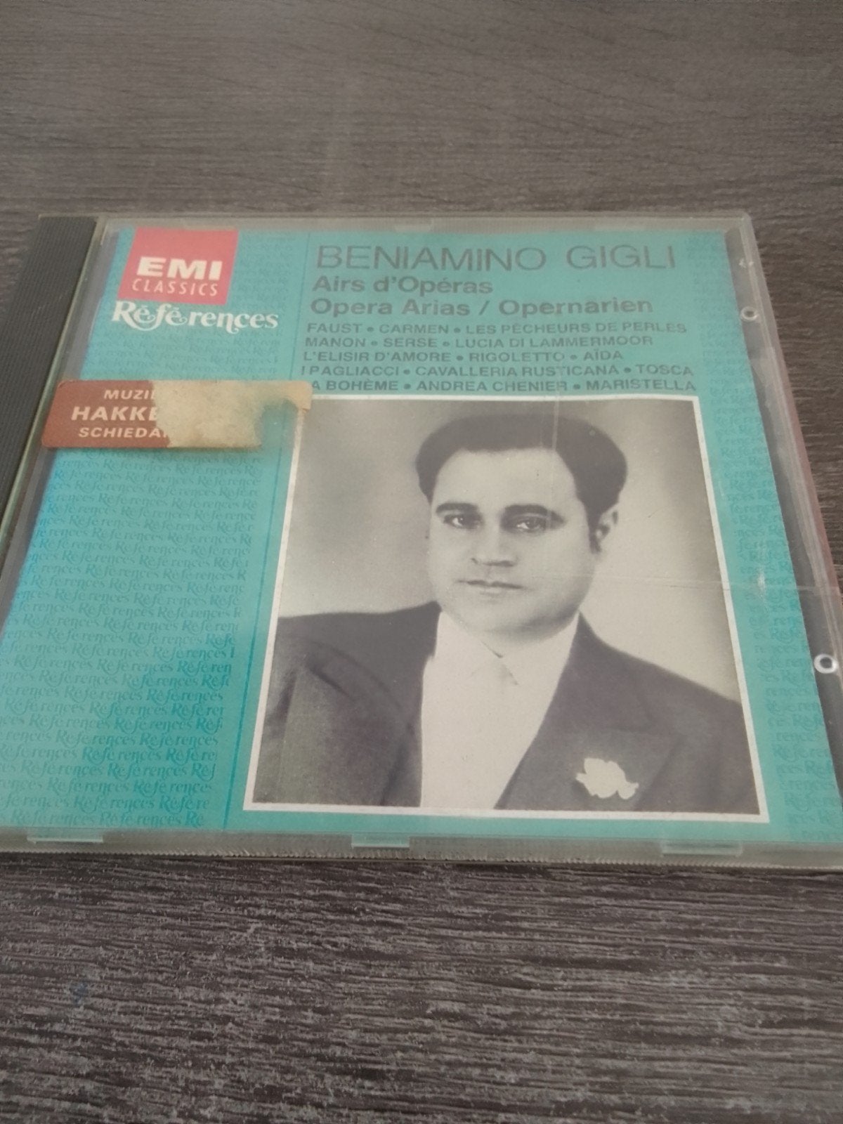 Beniamino Gigli - Airs d'Opéras / Opera Arias (EMI Classics), Ophalen, Romantiek, Zo goed als nieuw, Opera of Operette