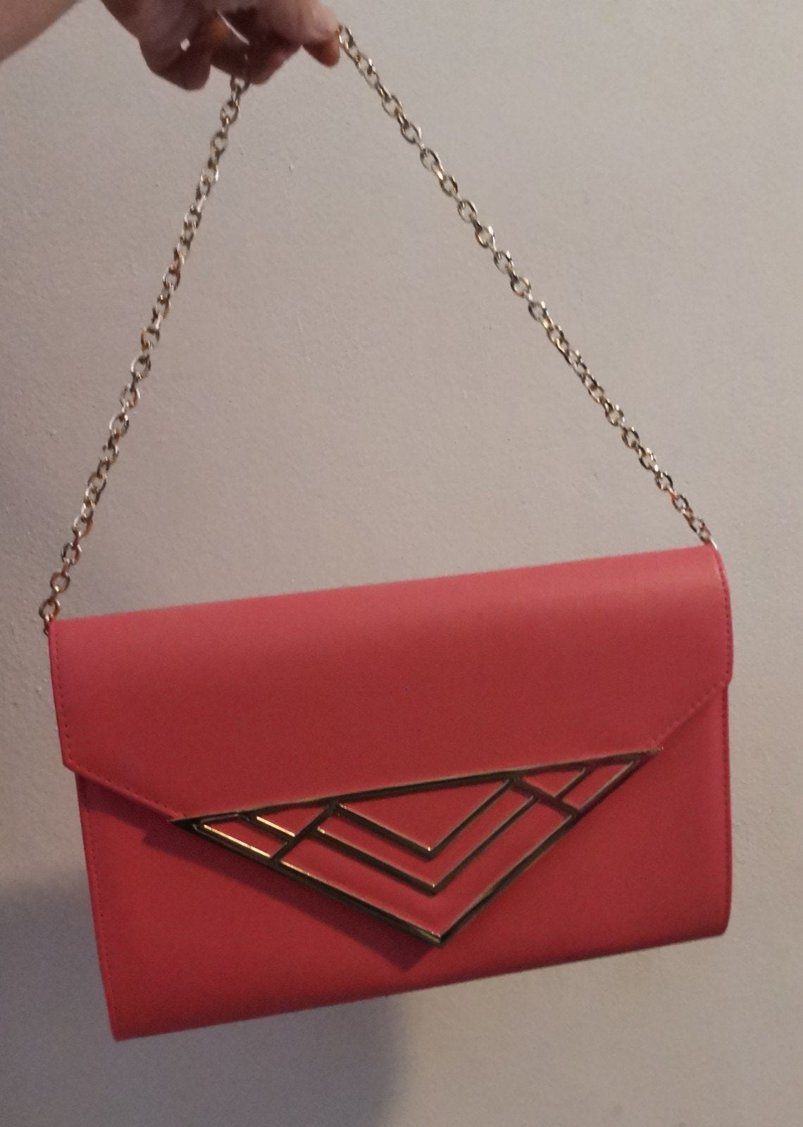 Clutch roze, Ophalen of Verzenden, Zo goed als nieuw, Roze, Avondtasje