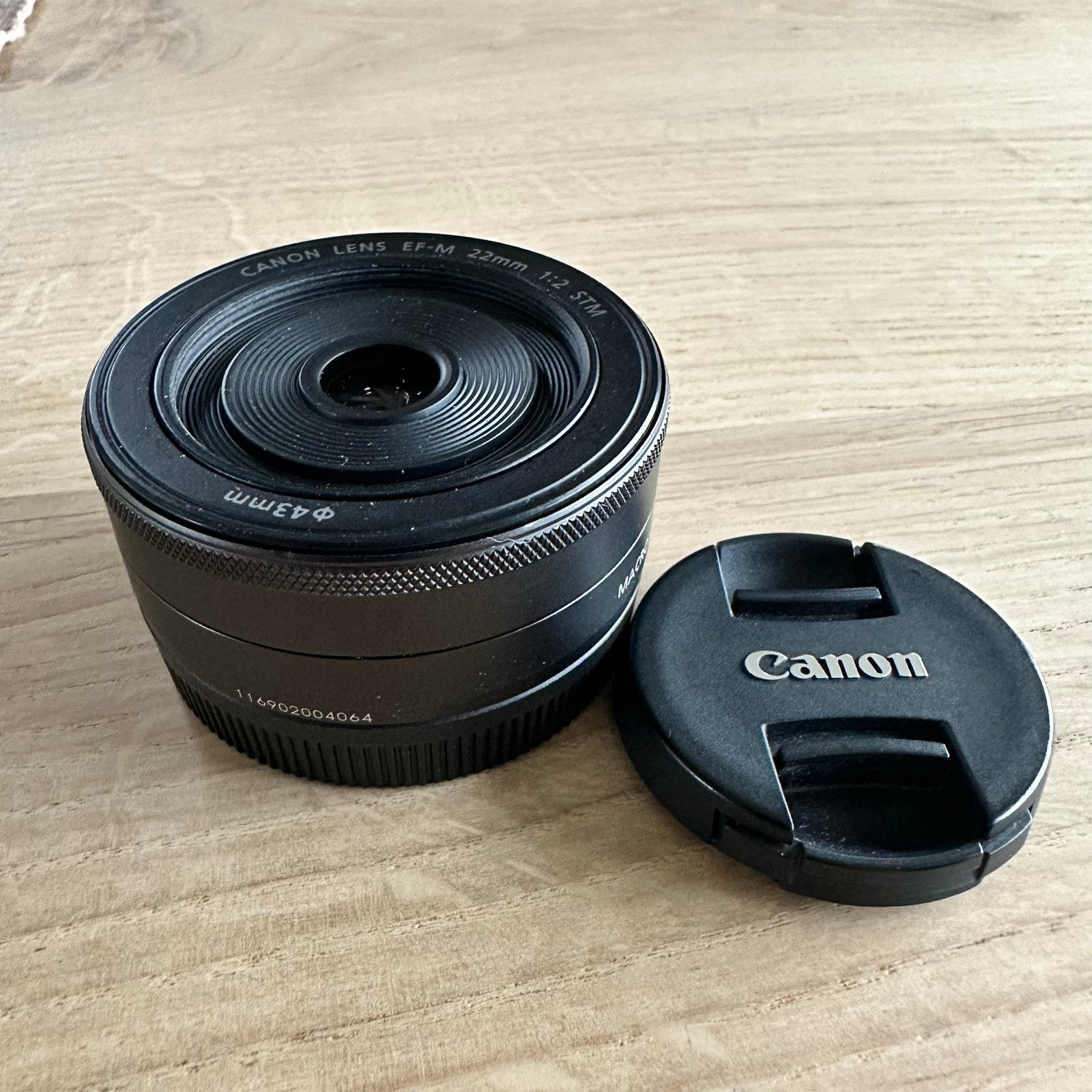 Canon EF-M 22mm f/2 STM lens, Canon, Autofocus, Ophalen of Verzenden, Zo goed als nieuw