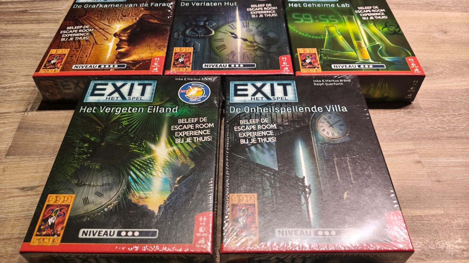 EXIT Het Spel - Escape Room Ervaring voor Thuis, Een of twee spelers, Ophalen of Verzenden, Zo goed als nieuw, 999 Games
