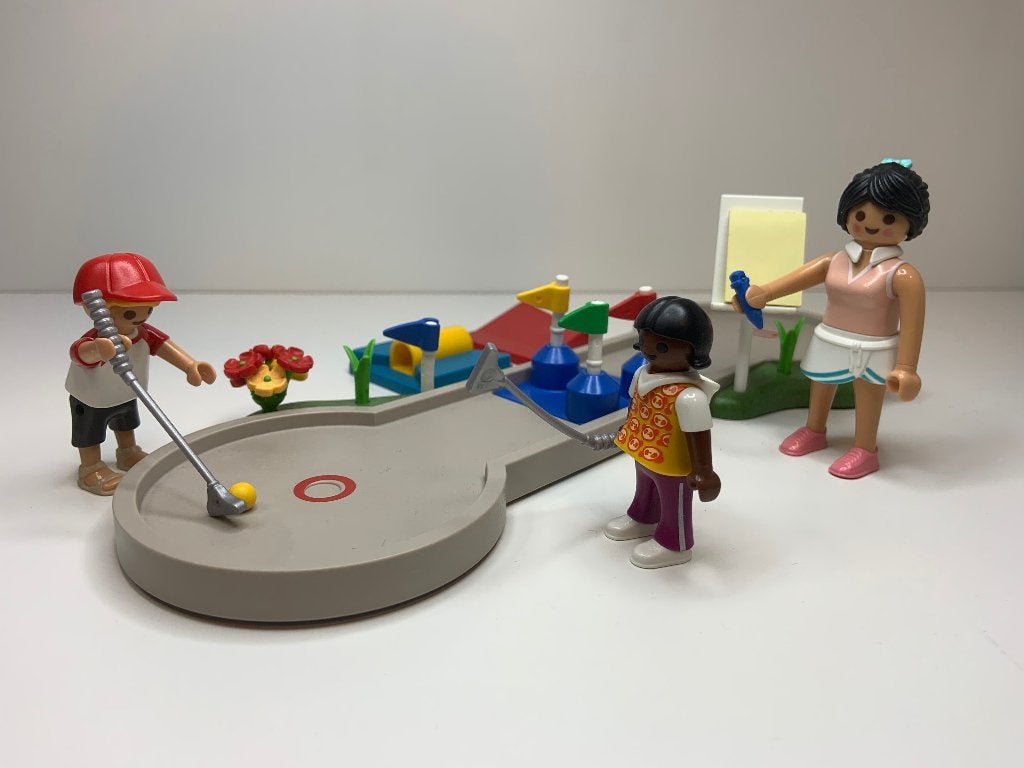 Playmobil 70092 Minigolf (compleet met doos), Complete set, Overige typen, Zo goed als nieuw, Family fun