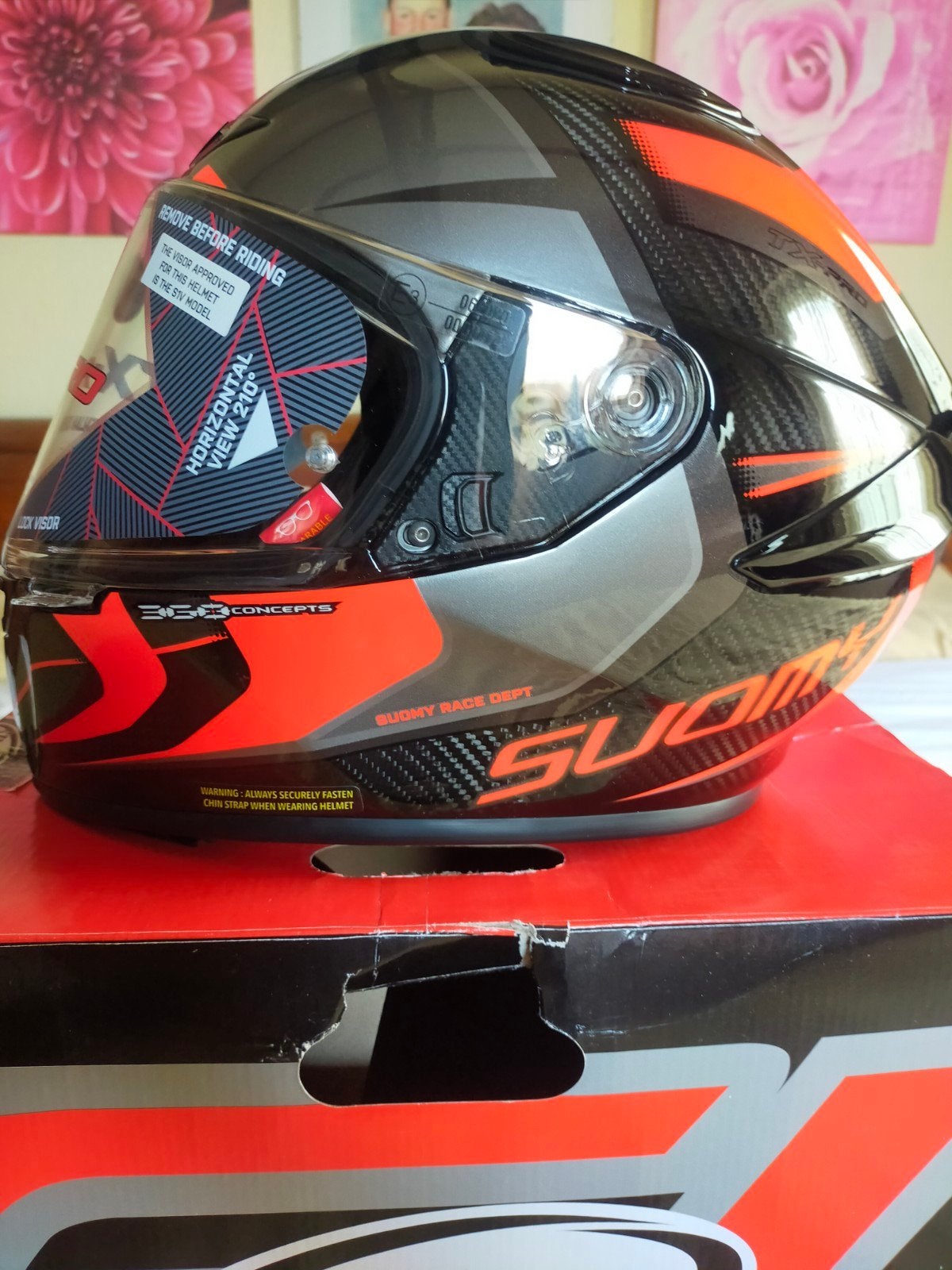 Aangeboden nieuwe Suomy TX-PRO  maat S, Motoren, Kleding | Motorhelmen, Ophalen of Verzenden, Nieuw met kaartje, Integraalhelm
