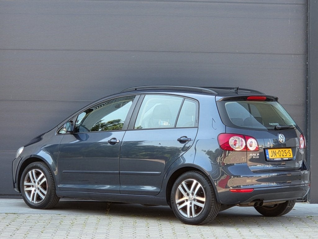 Volkswagen Golf Plus 1.4 TSI Highline automaat luxe uitv. ap, Euro 5, Gebruikt, Blauw, Parkeersensor