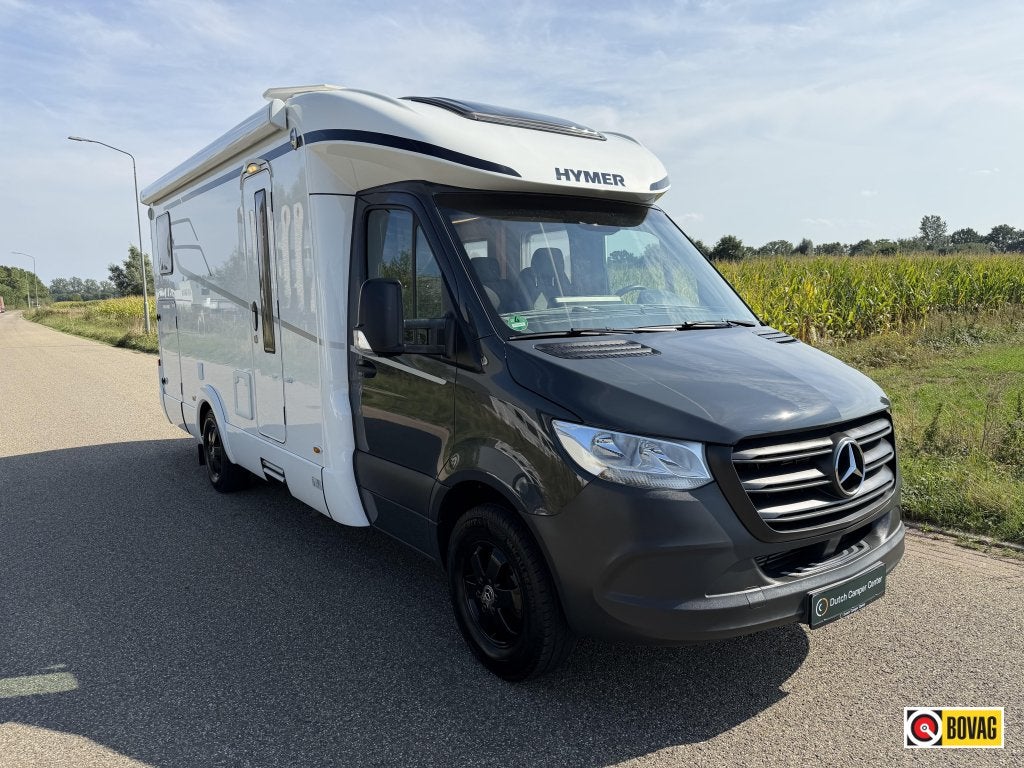 Hymer Tramp S585, 170PK, 2x Airco, Trekhaak, Lengtebedden, Caravans en Kamperen, Campers, Automaat, Ringverwarming, Bedrijf, Tot en met 3