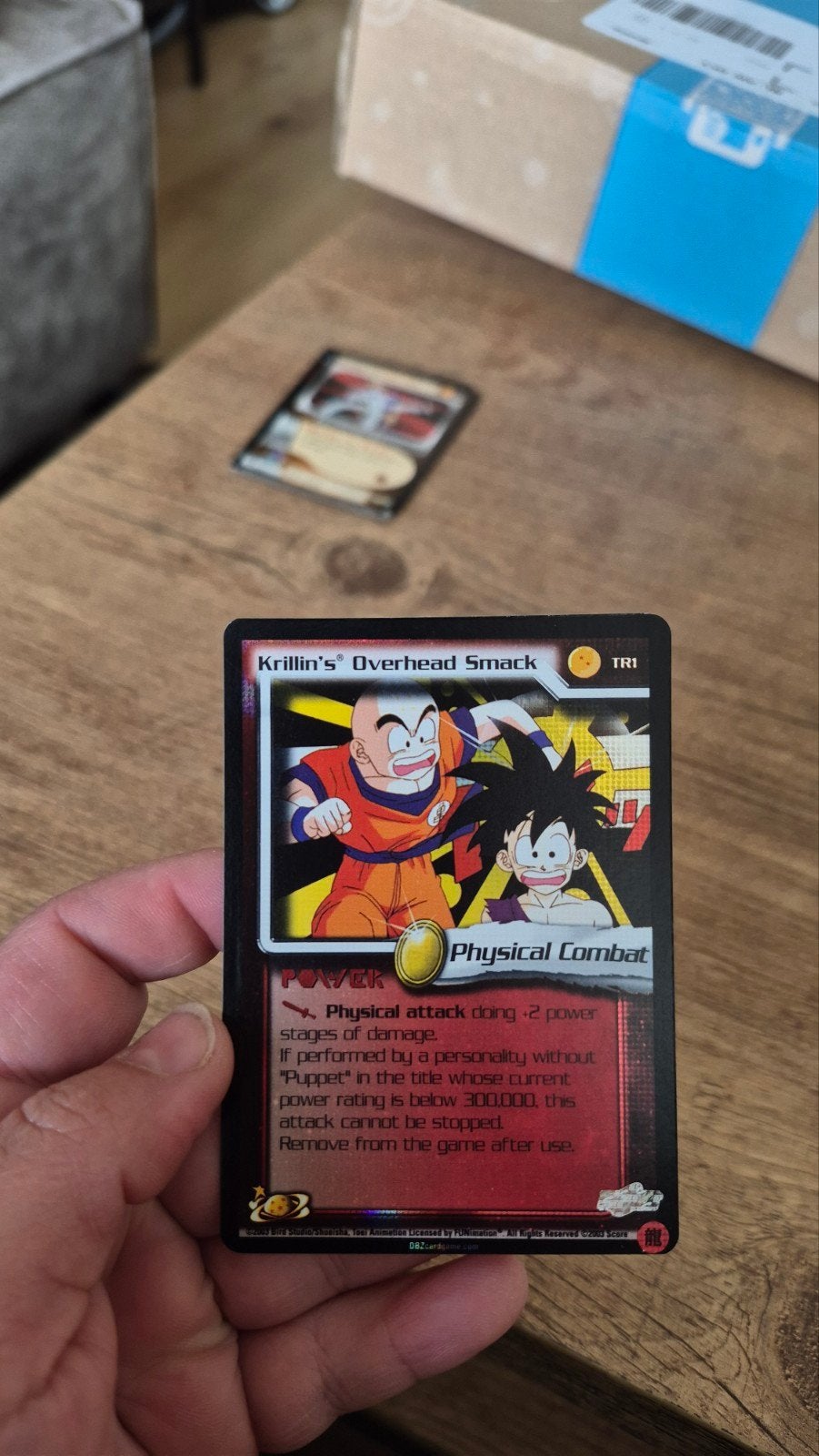 Dragonball z kaart score promo, Hobby en Vrije tijd, Verzamelkaartspellen | Overige, Ophalen of Verzenden, Zo goed als nieuw, Losse kaart