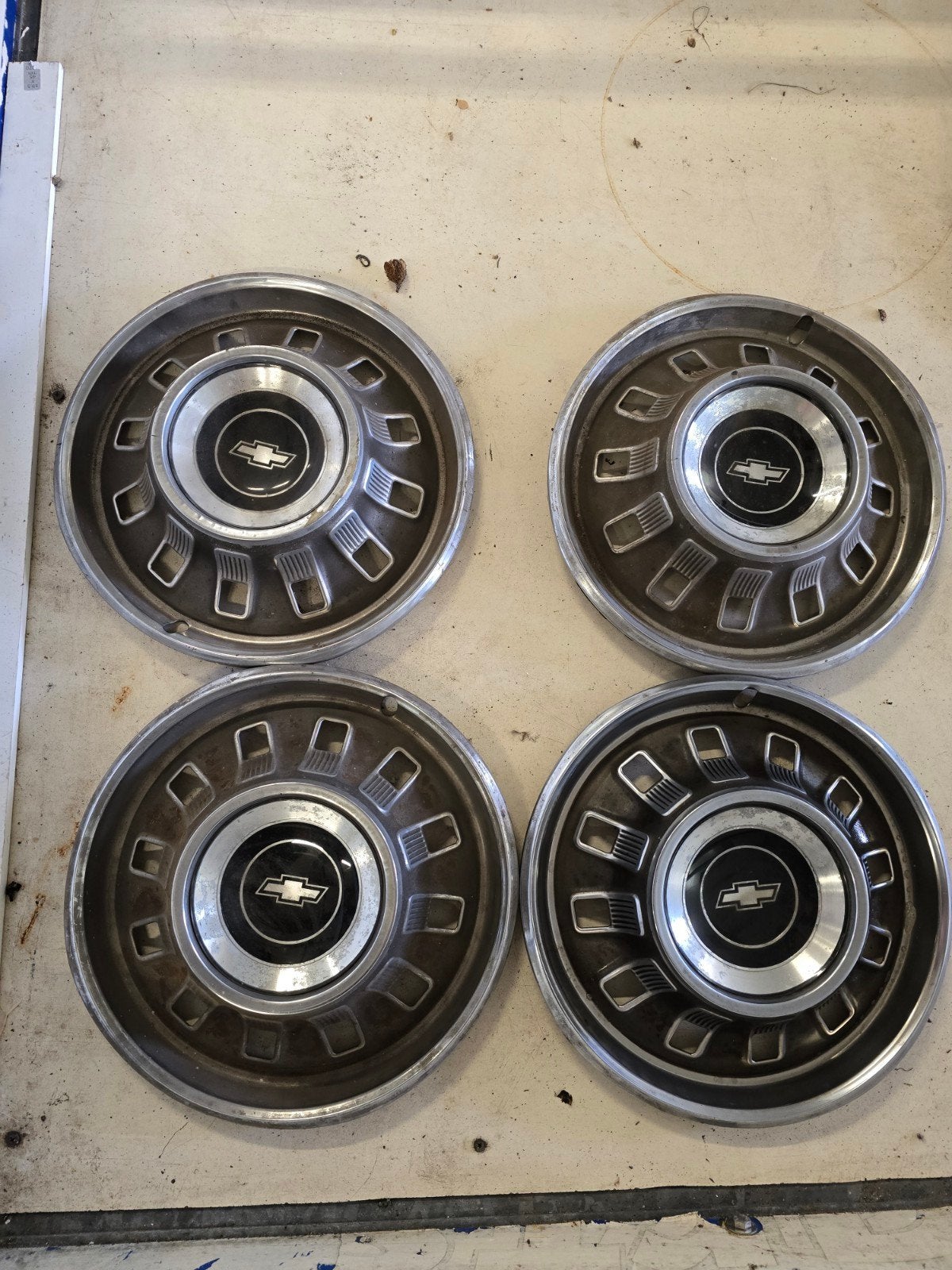 Set van 4 Chevrolet wieldoppen, Ophalen of Verzenden