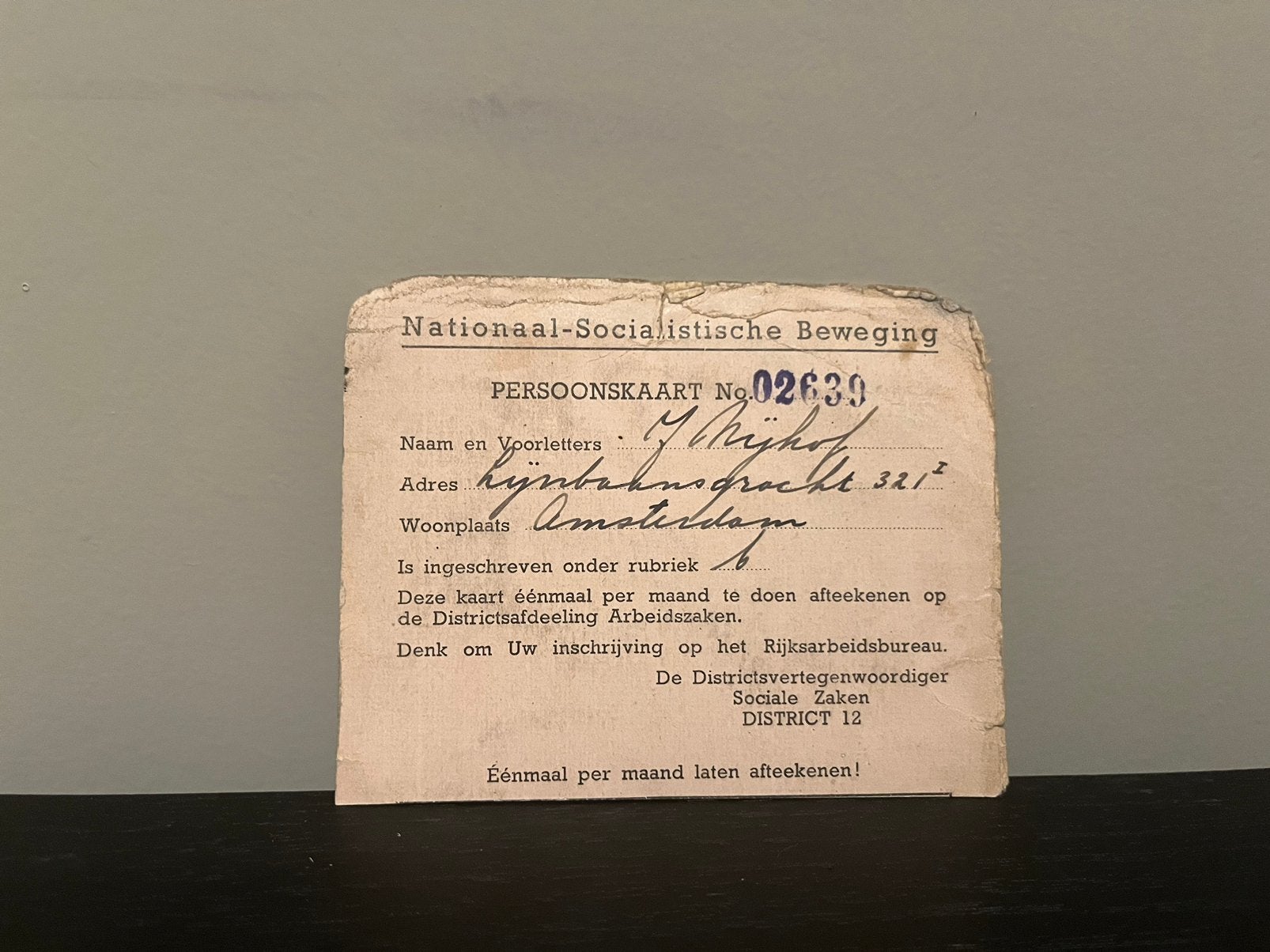 Nat. Socialistische beweging, Ophalen of Verzenden, Nederland, Boek of Tijdschrift