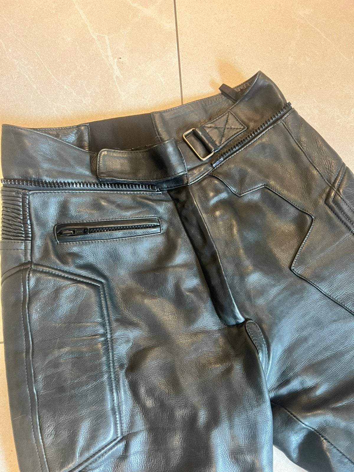 Richa dames motorbroek leer maat 40, Ophalen of Verzenden, Tweedehands, Dames, Broek | leer