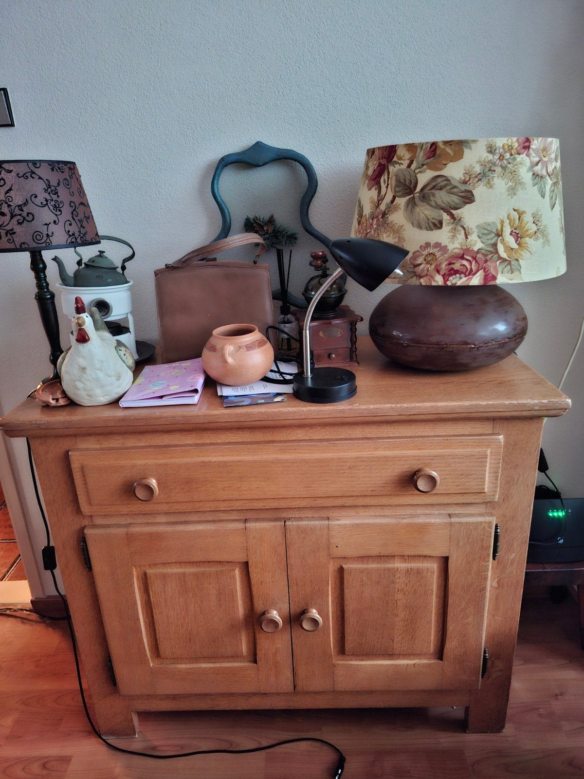 Gratis af te halen: Blank eiken dressoir (105x48x88 cm), Huis en Inrichting, Kasten | Dressoirs, Gebruikt, 100 tot 150 cm, Eikenhout