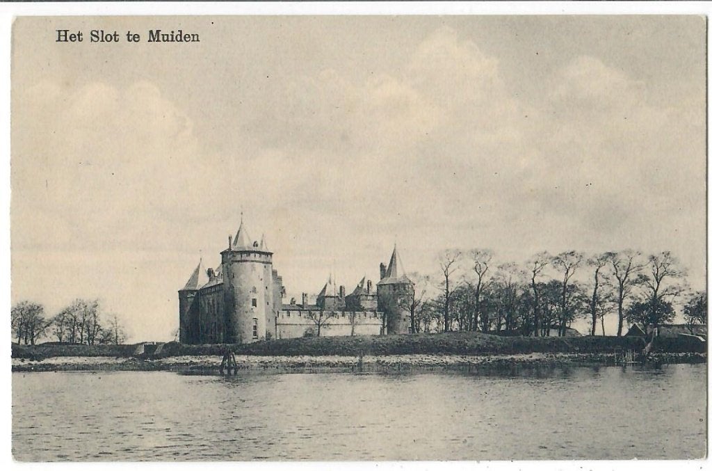 Het Slot te Muiden, Verzenden, Voor 1920, Ongelopen, Noord-Holland