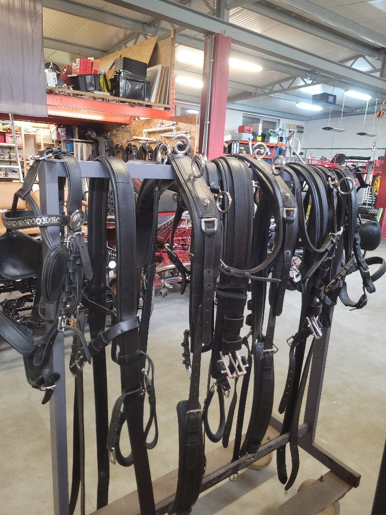 Ideal 2 span Marathontuig borsttuig, Ideal Equestrian, Gebruikt, Overige disciplines, Ophalen of Verzenden