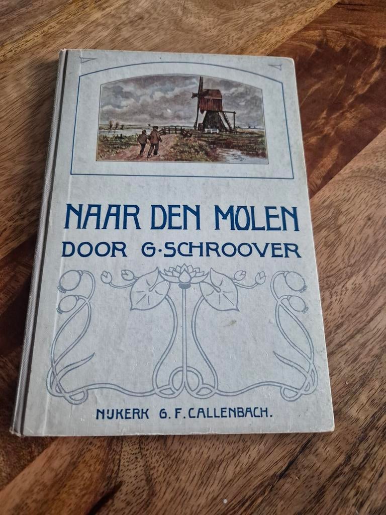 Antiek boekje met jugendstill omslag, Antiek en Kunst, Ophalen of Verzenden