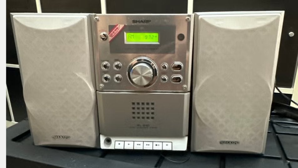 een complete Sharp XL-S10H micro component systeem,, Ophalen, Gebruikt, Overige merken, Met radio