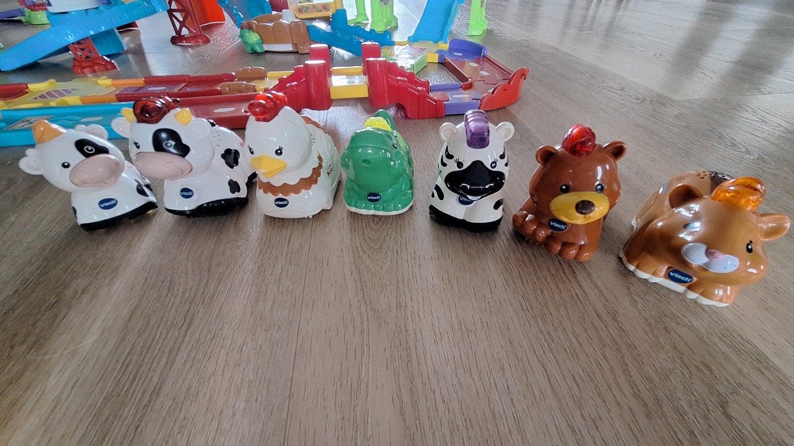 VTech Toet Toet Dieren - Set van 7, Ophalen of Verzenden, Gebruikt, Overige typen, Met geluid