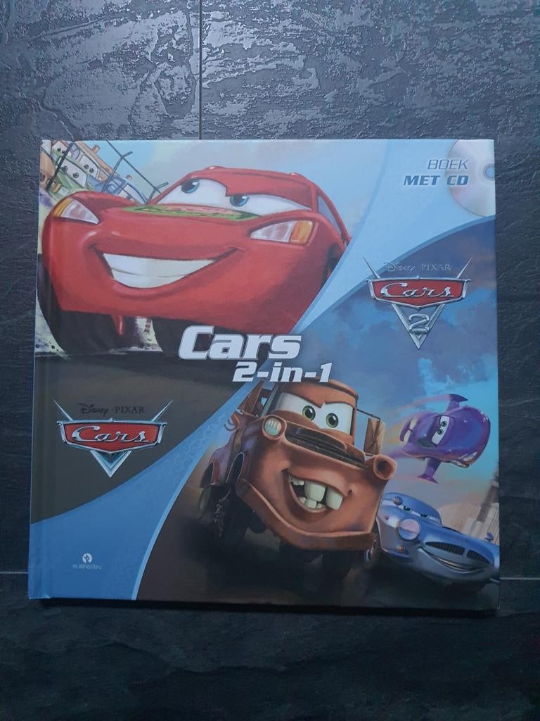 Disney Pixar Cars 2-in-1 Boek met CD (Ongebuikt), Ophalen of Verzenden