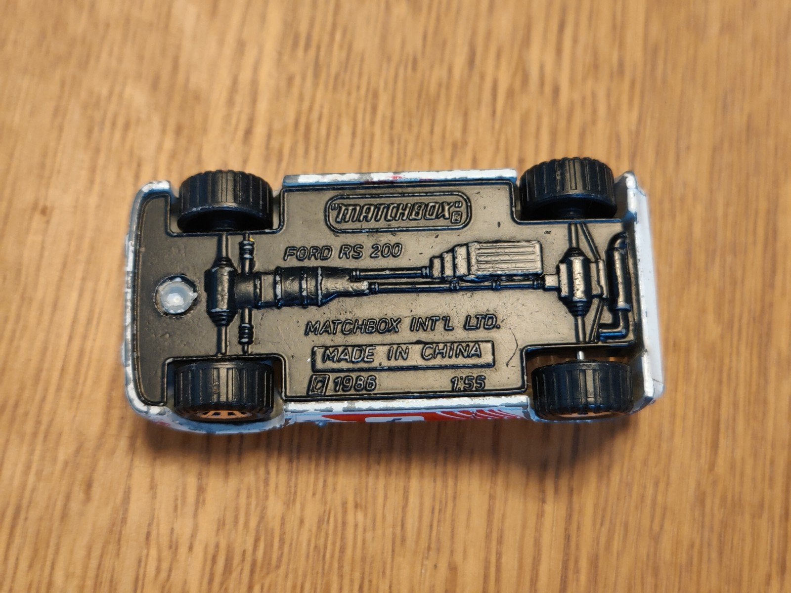 Matchbox Ford RS 200, Ophalen of Verzenden, Zo goed als nieuw, Auto