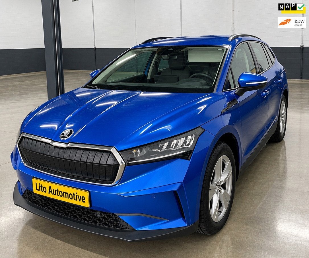 Skoda Enyaq iV 60|CAMERA|NL AUTO|, Auto's, Automaat, Achterwielaandrijving, Gebruikt, Elektrisch