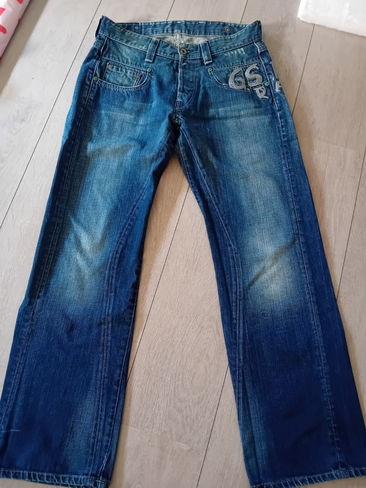G-Star Raw spijkerbroek W32 L34 (radar crash embro), G-Star Raw, Blauw, W32 (confectie 46) of kleiner, Ophalen of Verzenden