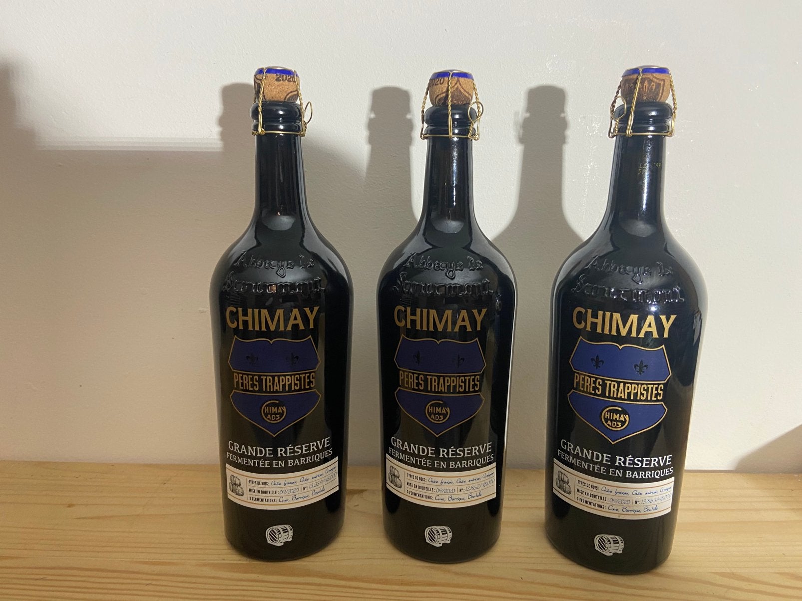 Chimay Grande Reserve Fermentee Barriques 2020, Ophalen of Verzenden, Nieuw, Flesje(s), Overige merken