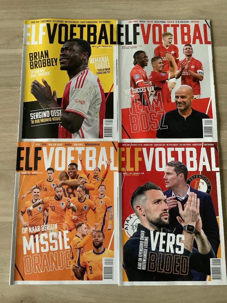 Elf Voetbal Magazines ( 2021-2024 ), Elf voetbal, Ophalen of Verzenden, Zo goed als nieuw, Balsport