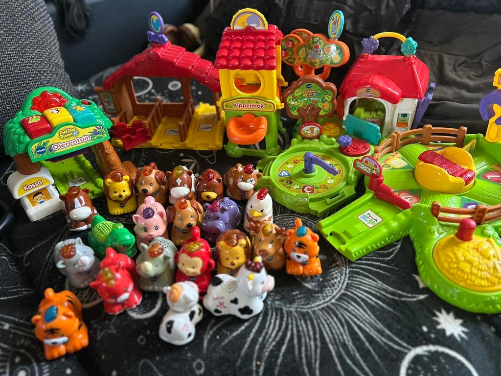 Zoef zoef mega partij(6sets +extra veel dieren), Kinderen en Baby's, Speelgoed | Vtech, Ophalen, Zo goed als nieuw