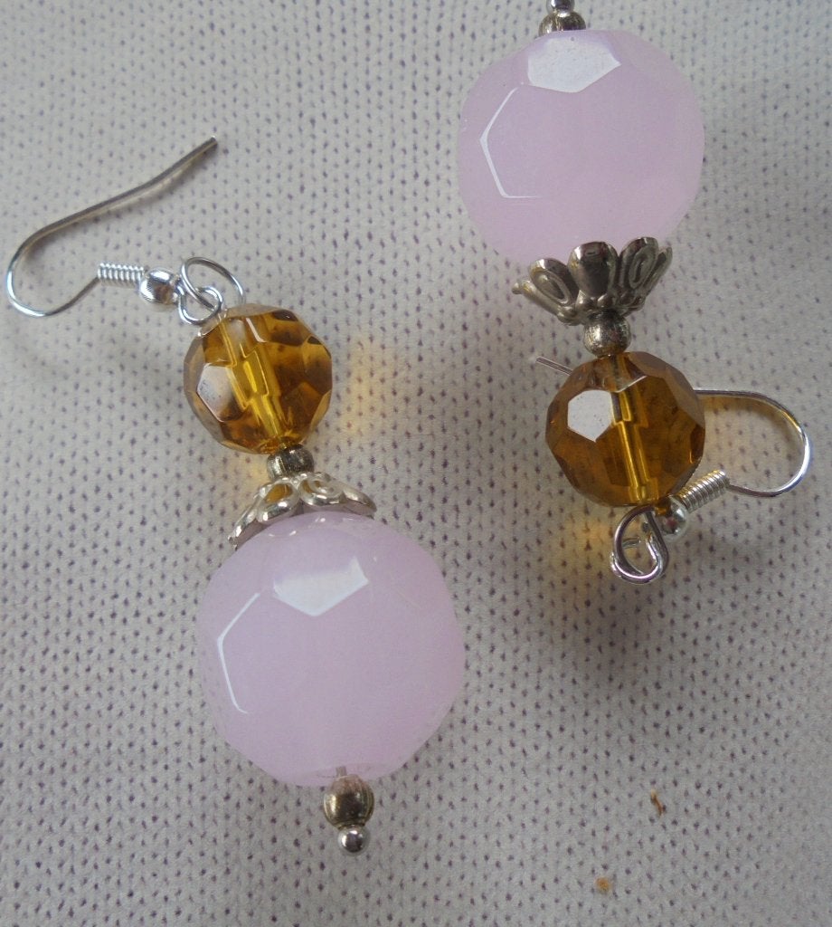 handwerk oorbellen, Sieraden, Tassen en Uiterlijk, Overige materialen, Hangers, Met edelsteen, Nieuw