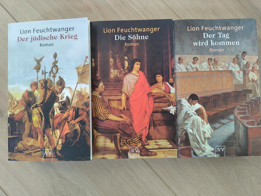 Josephus-trilogie: Der jüdische Krieg + 2, Boeken, Europa overig, Lion Feuchtwanger, Ophalen of Verzenden, Zo goed als nieuw