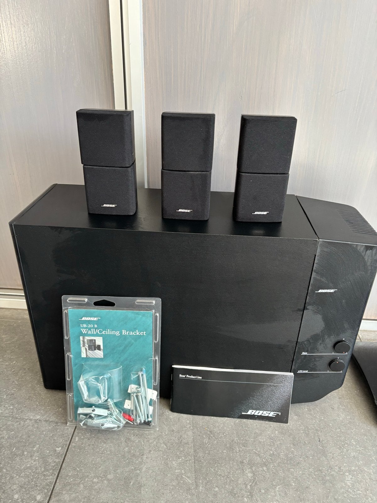 Bose Acoustimass 10 Series II Home Cinema Systeem, Overige merken, Gebruikt, 70 watt of meer, Ophalen of Verzenden