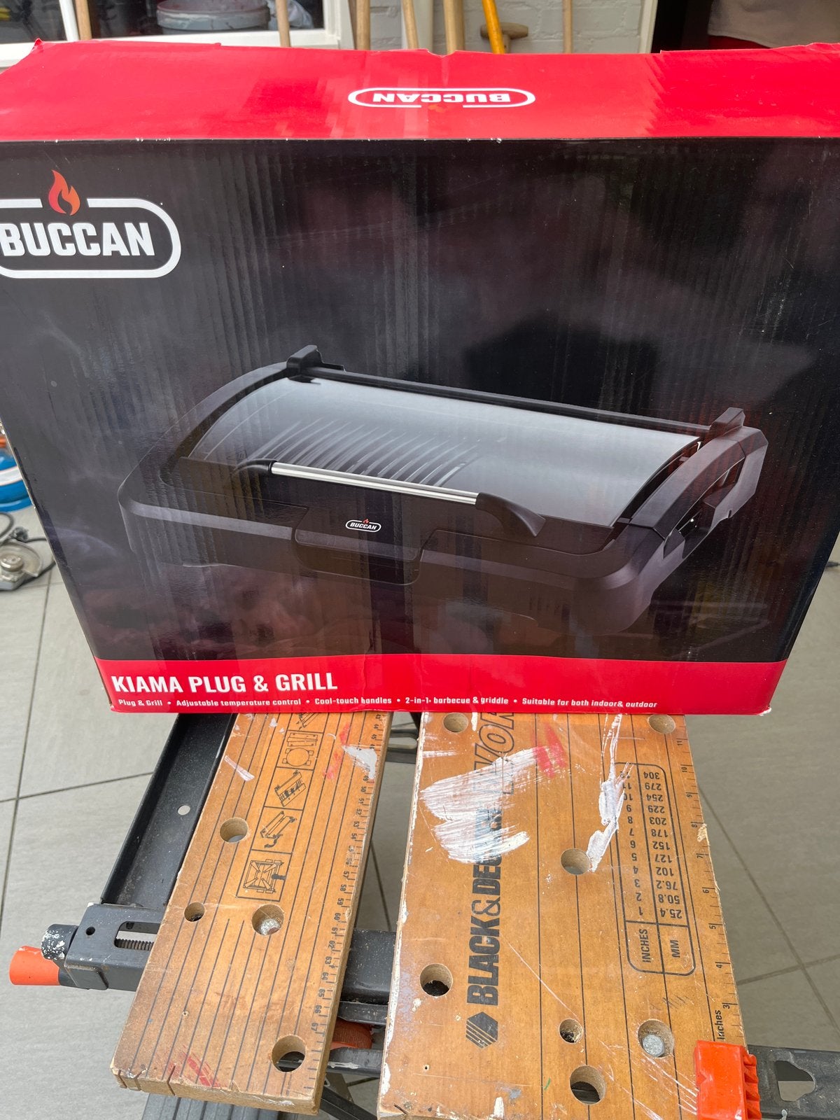 BUCCAN Kiama Plug & Grill - Elektrische Barbecue/Grill, Ophalen, Nieuw