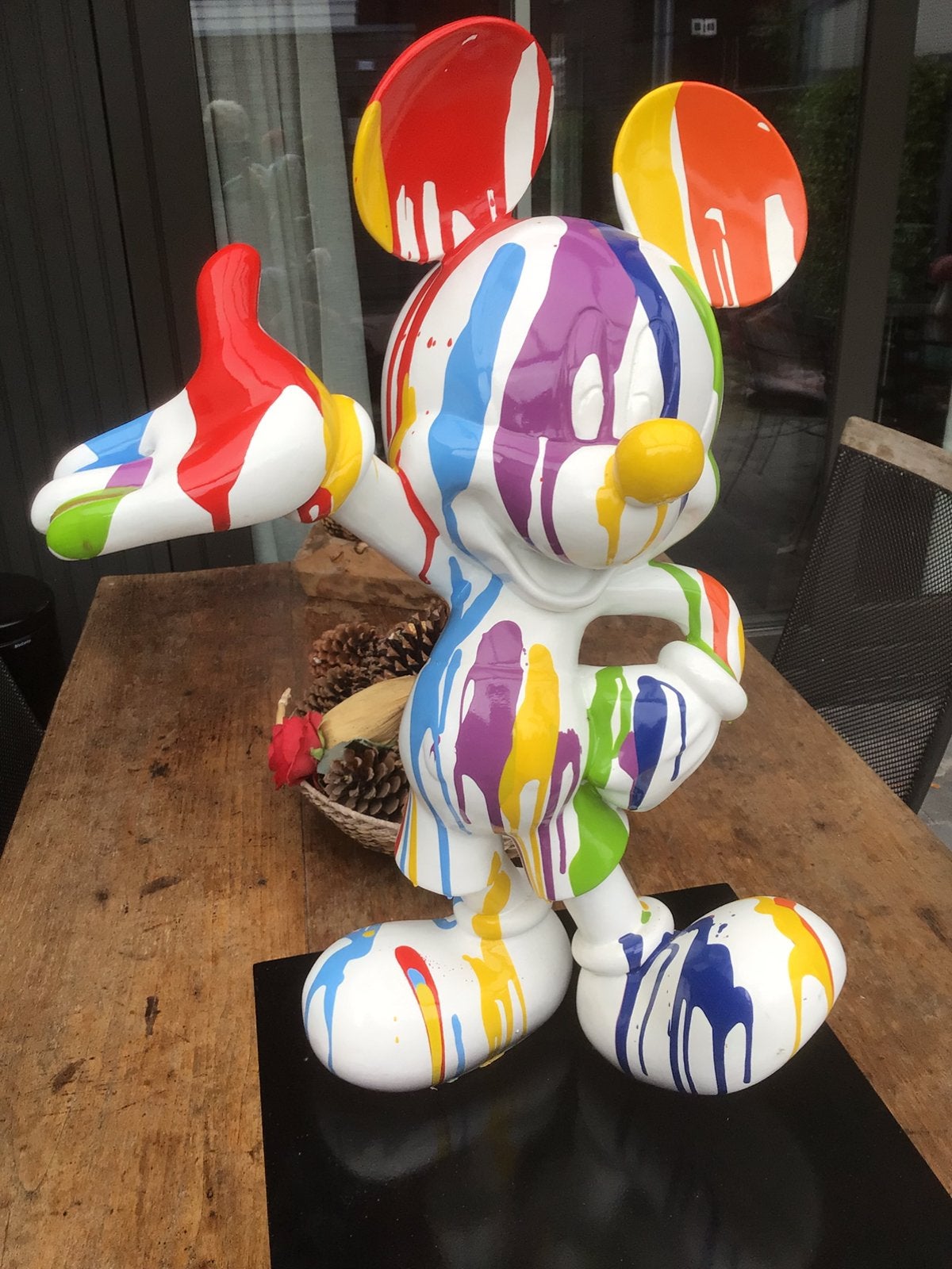 Mickey Mouse,groot beeld, Verzamelen, Disney, Ophalen of Verzenden, Mickey Mouse, Zo goed als nieuw, Beeldje of Figuurtje