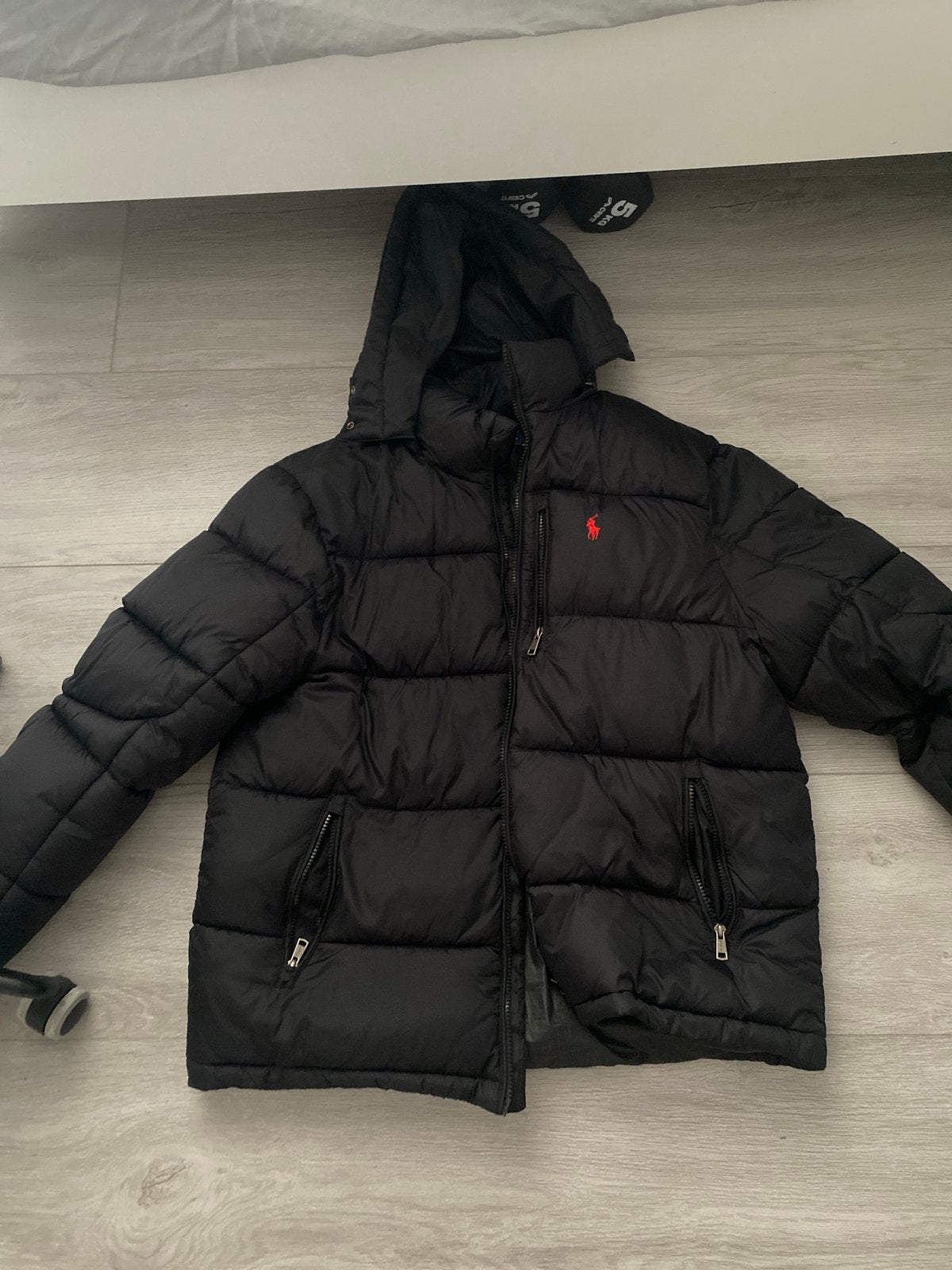 Polo Ralph Lauren Puffer Jacket Zwart Maat L, Ophalen of Verzenden, Nieuw, Maat 52/54 (L), Zwart