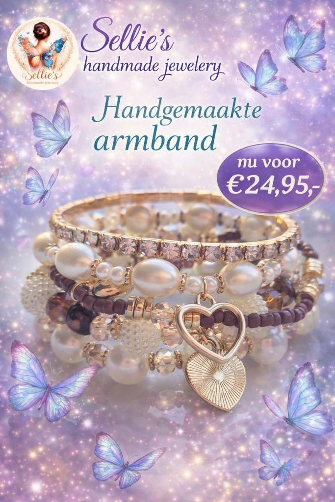 🦋 Sellie's handmade jewelery 🦋, Ophalen of Verzenden, Nieuw, Overige materialen