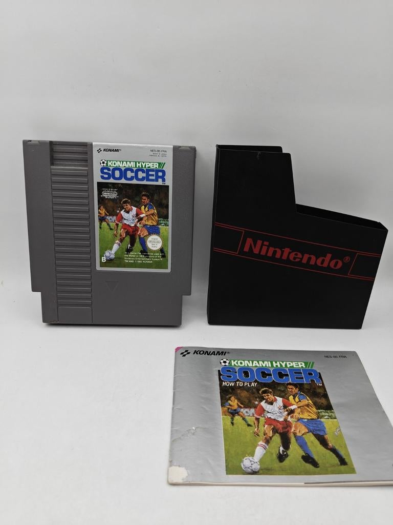 Konami Hyper Soccer + manual NES, ., 1 speler, Ophalen of Verzenden, Zo goed als nieuw