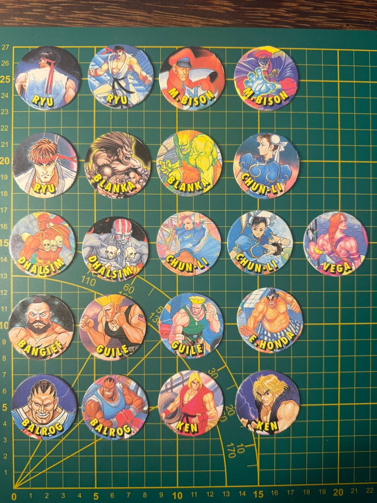 Original Vintage Rare Street Fighter Flippo’s, Ophalen of Verzenden, Losse flippo's