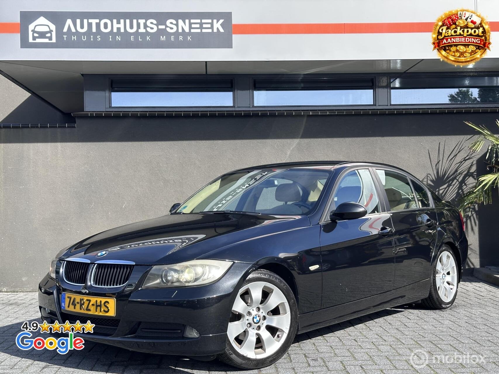 BMW 318i Dynamic Executive | LPG G3 | Cruise | INRUILPAKKER, Beige, 4 cilinders, 129 pk, Zwart