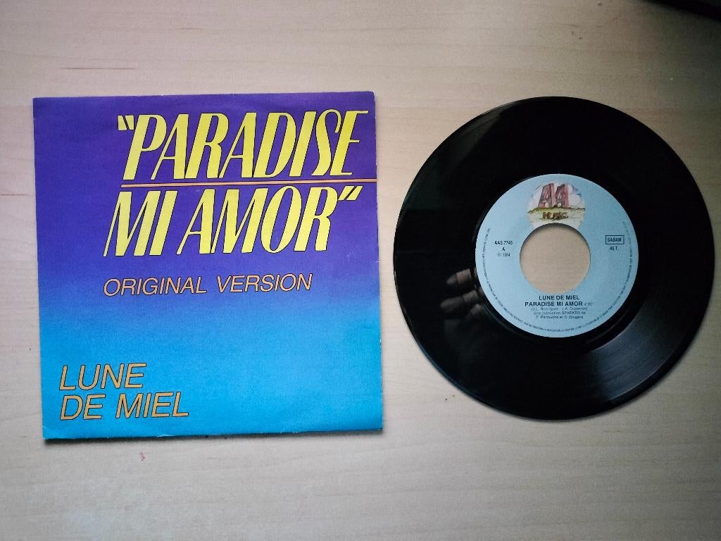 Lune de miel - Paradise mi amor / (Instrumental), Gebruikt, 7 inch, Single, Ophalen of Verzenden